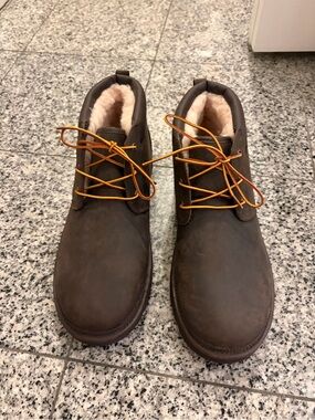 Men's Brown UGG Boots with wool interior